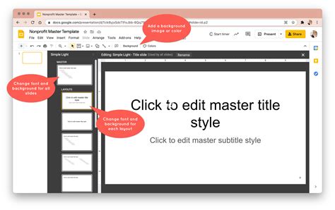 Google Slides Create Template
