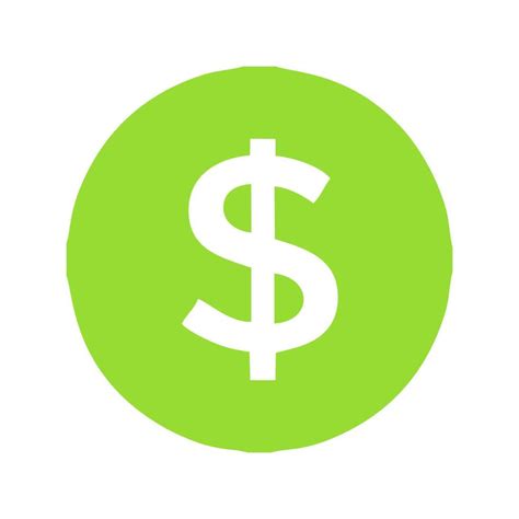 green dollar sign circle logo, Green dollar signs in a circle stock vector. Dollar signs green circle money stock logo cash illustration icon can