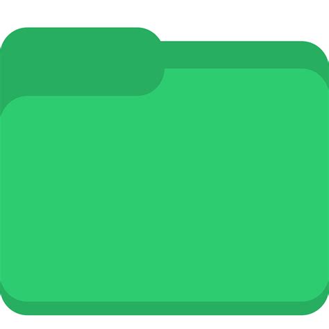 green file icon, File, folder, green, open icon