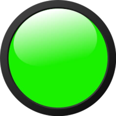 green light icon no background, Green light icon. Light green clip icon vert voyant eteint off fatboy vector stop svg background clker large