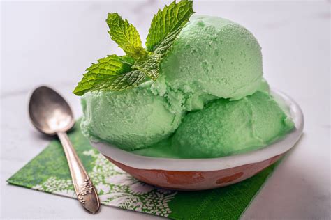 green mint ice cream