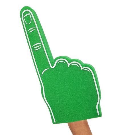 green screen foam fingers, Hand gestures #1 green screen