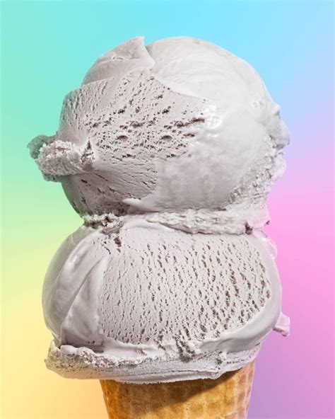 grey ice cream