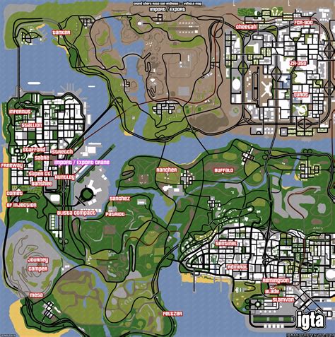gta san andreas import export, Gta san andreas definitive all import export vehicle locations
