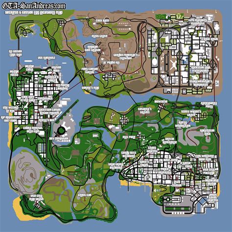 gta san andreas location, Maps for gta san andreas. : r/gaming