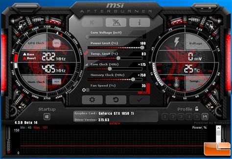 gtx 1050 ti overclock settings, Gtx 1050 ti overclock msi afterburner