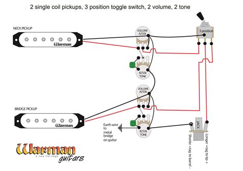 guitar wiring two spdt diagram 