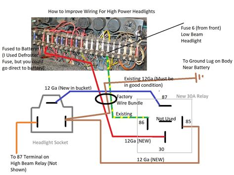 h4 headlight bulb wiring diagram 