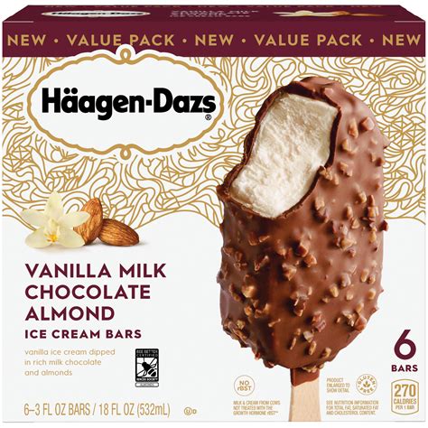 haagen daz almond ice cream bar