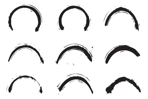 half circle clip art, Half circle sticker clip art 33642819 vector art at vecteezy