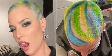 halsey shaved hair