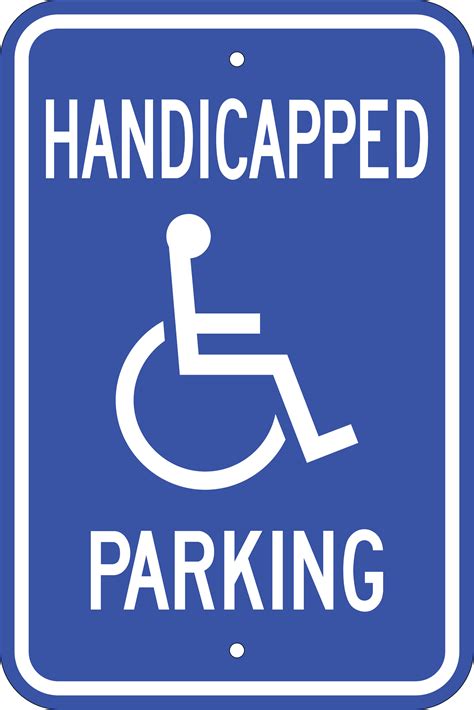 Handicap Sign Printable