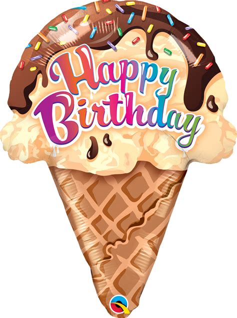 happy birthday ice cream