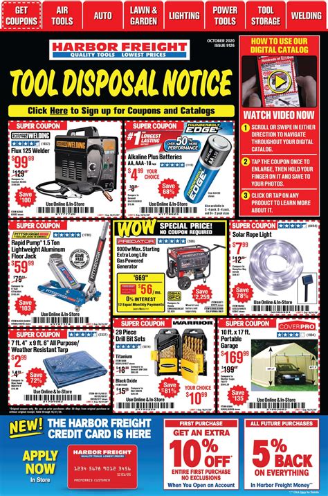 Harbor Freight Sales Catalog