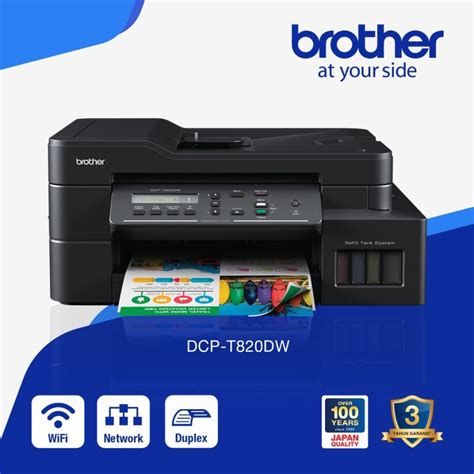 harga printer brother dcp t820dw, Brother dcp-t720dw ink tank printer with adf
