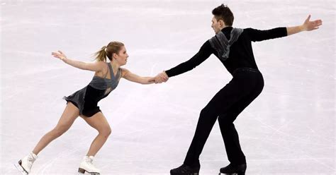 harley and katya fall on ice