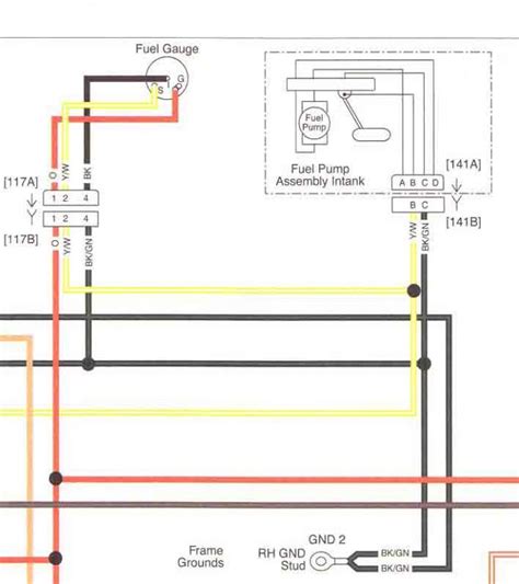 harley fuel pump wiring harness diagram 