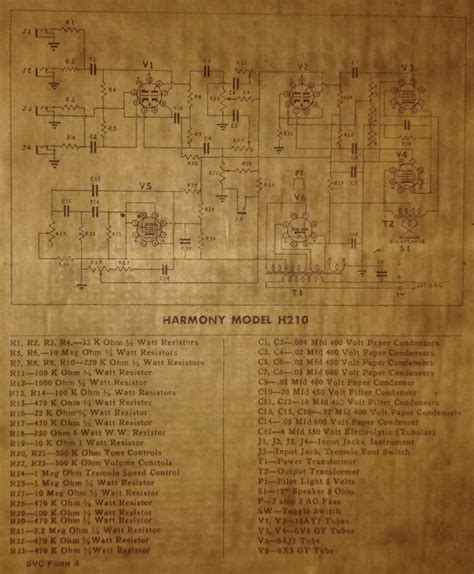 harmony amp schematic 