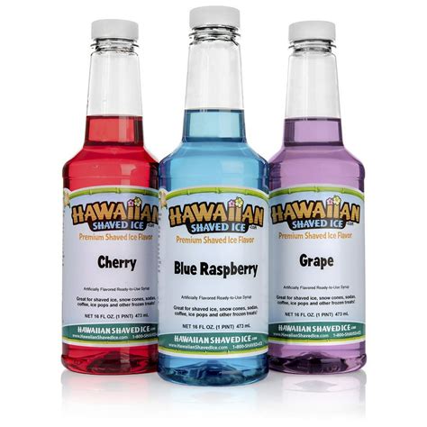 hawaiian ice syrup