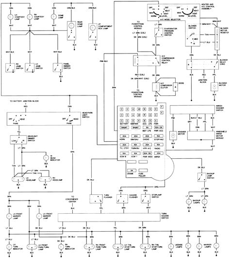 headlight wiring diagram for 1986 k5 blazer 