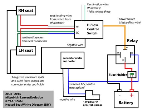 heated seat wiring diagram 