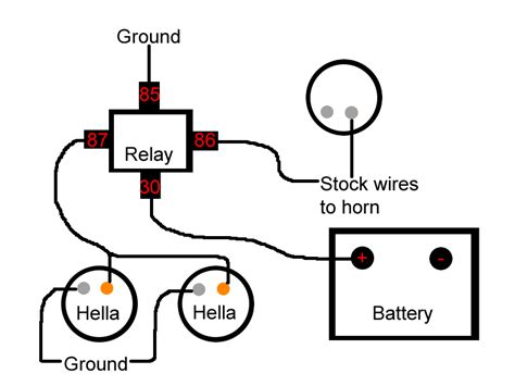 hella horn wiring diagram 