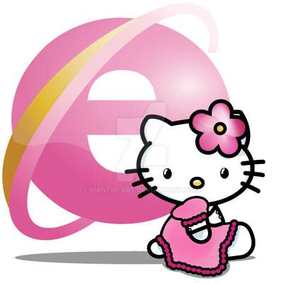 hello kitty internet explorer icon, Hello kitty. Kitty ie7
