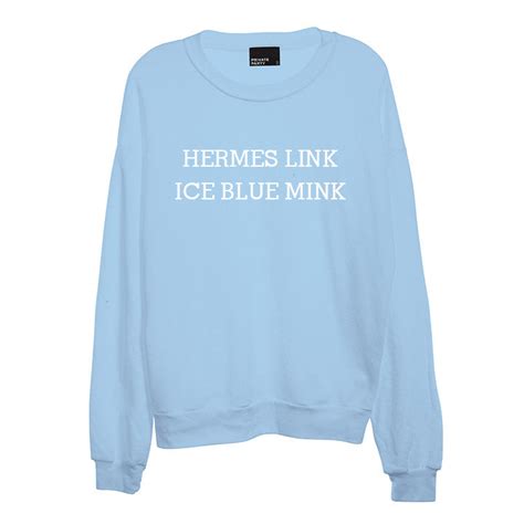 hermes link ice blue mink song
