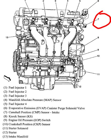 hhr engine diagram camshaft sensor 