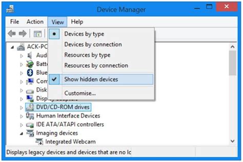 hidden drivers in device manager, How to use the windows device manager for troubleshooting. Device manager windows hidden devices show troubleshooting drivers use display does installed open run