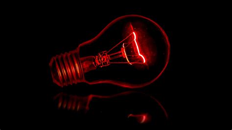 high resolution red light bulb background, Red light bulb with black background 4k 5k hd red aesthetic wallpapers