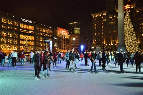 holiday ice rink in union square