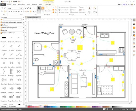 home electrical wiring diagram software 