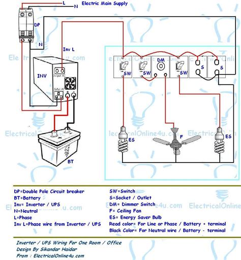 home wiring diagram for inverter 