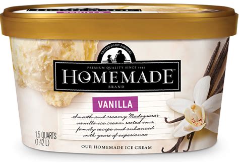 homemade ice cream brand