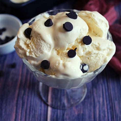 homemade ice cream with sweetened condensed milk and whole milk