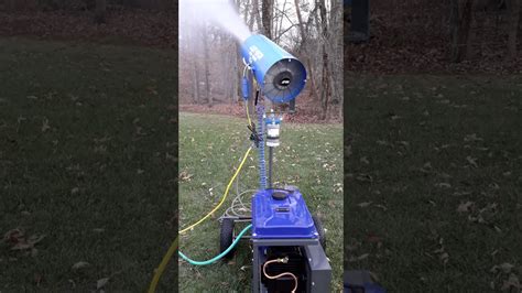 homemade snow maker machine