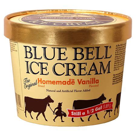 homemade vanilla ice cream blue bell