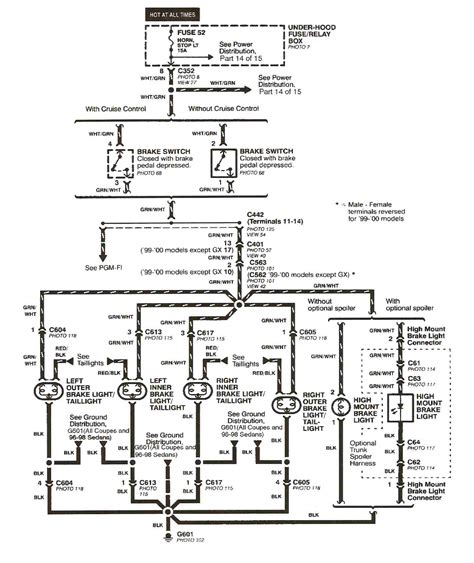 honda civic lighting wiring diagram 