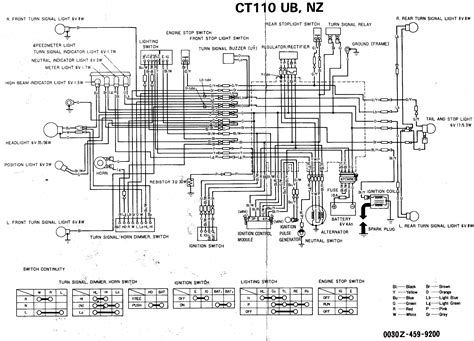 honda ct110 wiring 