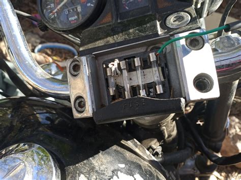 honda shadow fuse box cover 