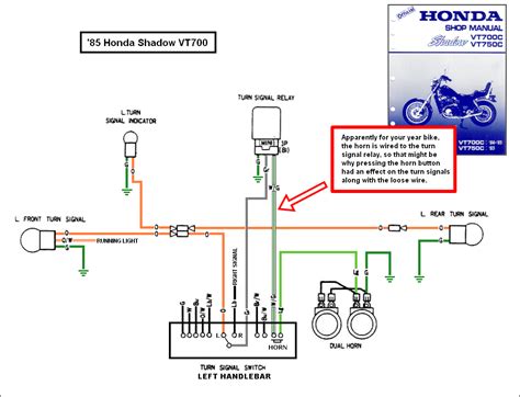 honda shadow signal light switch wiring 