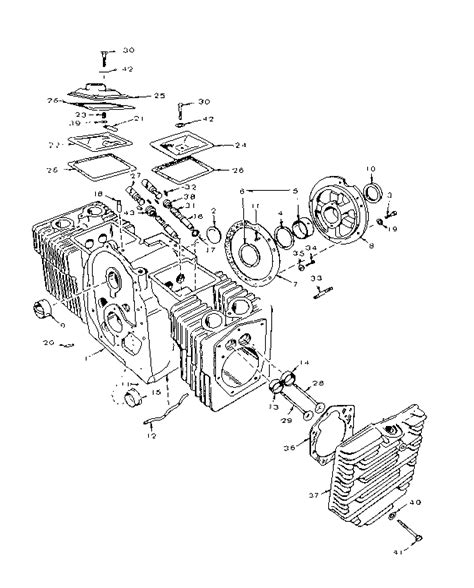 horizontal shaft engine diagram 