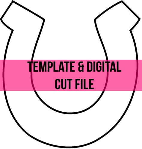 Horseshoe Stencil Printable