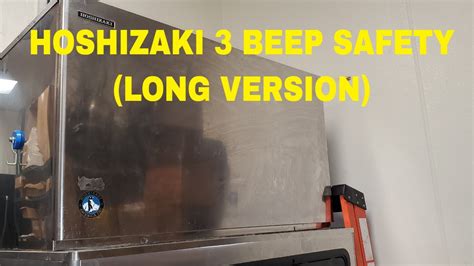 hoshizaki ice machine beeping 2 times