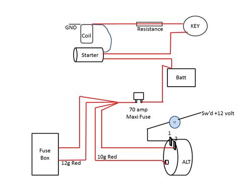 hot rod wiring diagram starter 