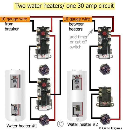 hot water wiring diagram 