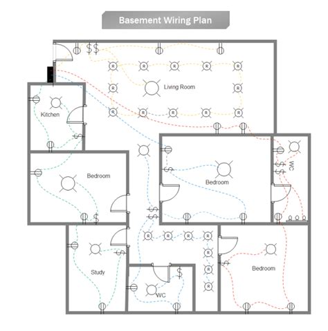 house plan wiring lights 
