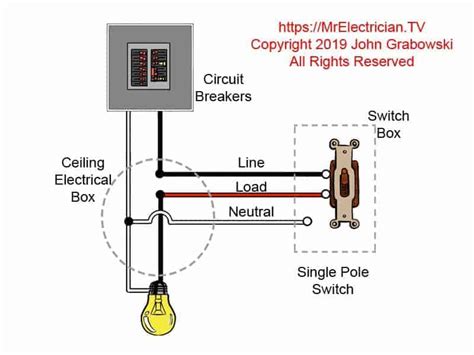 household light switch wiring diagram 