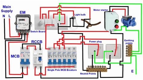 household wiring diagrams single phase 